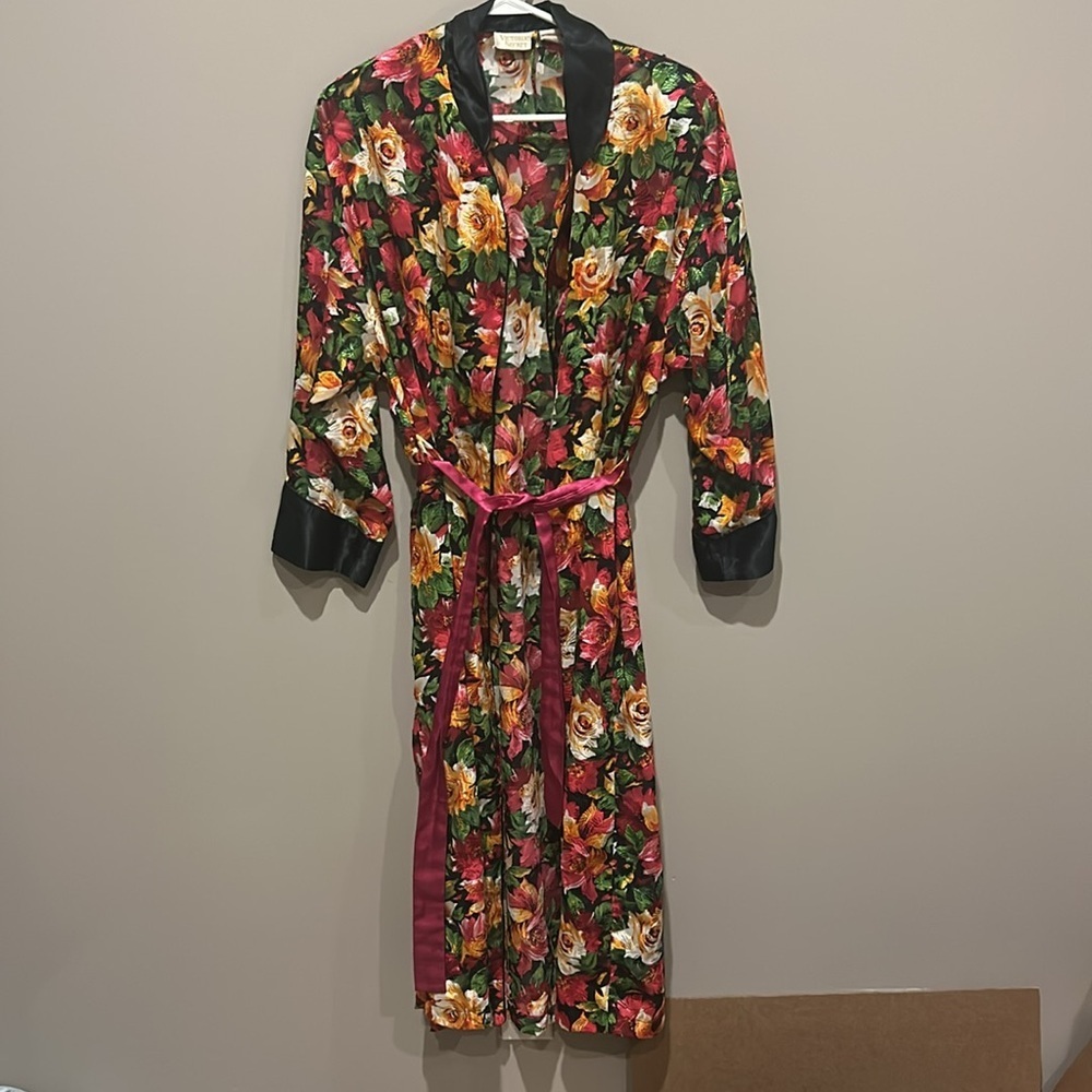 Victoria’s Secret vintage gold label floral robe